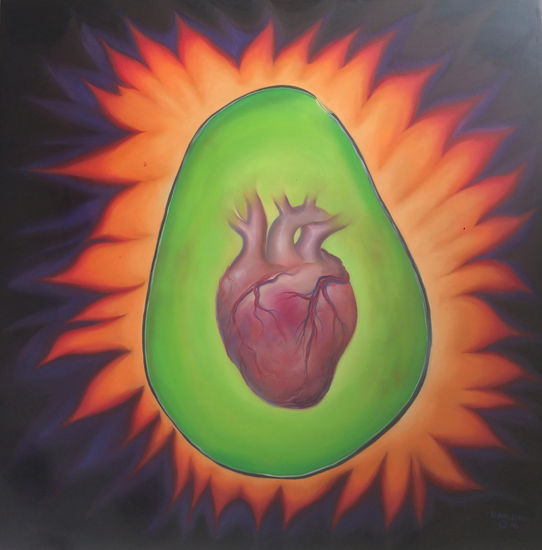 aguacate magico Oil Canvas Still Life Paintings