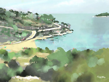 Cala en la costa...