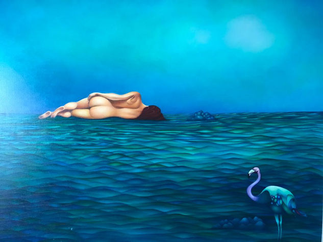 Noche eterna Oil Canvas Nude Paintings