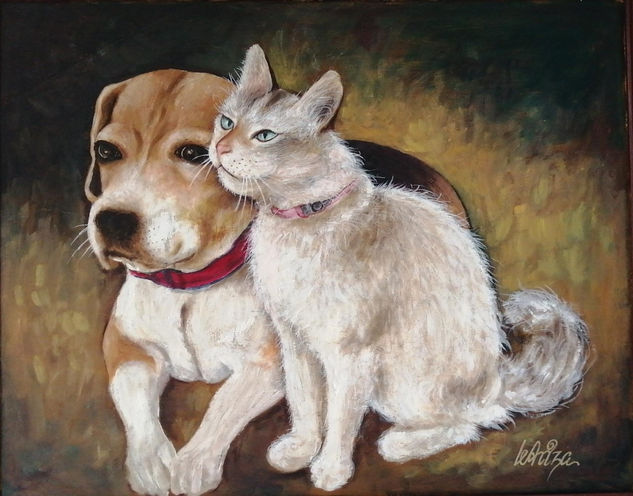 mascotas Oil Canvas Animals