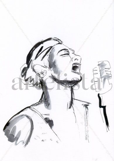 Billie Holiday 001 Ink