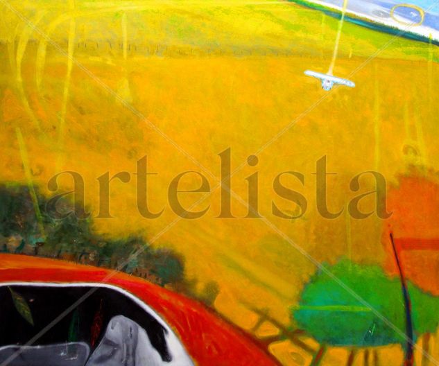 'Sobrevolando' Oil Canvas Landscaping