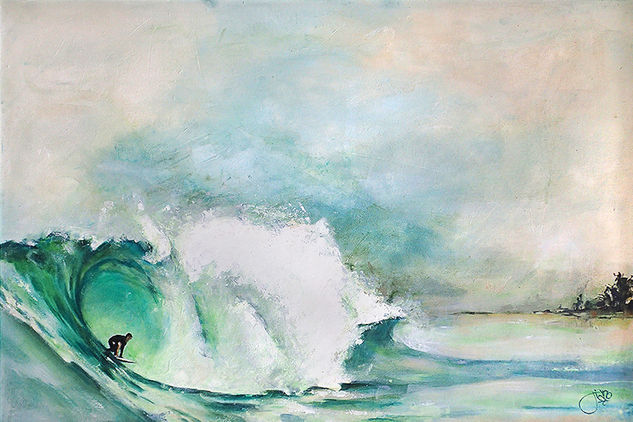 Ocean Rider #46 Acrylic Canvas Sports