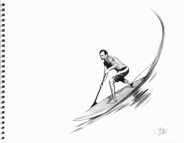 Ocean Rider #61, Laird Hamilton Pencil