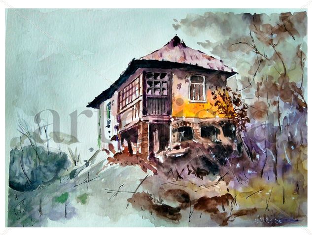 Casa Montaña Watercolour Paper Landscaping