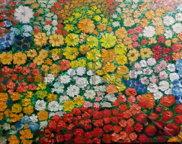 Belleza Oil Canvas Floral Painting