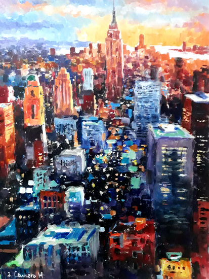 Nueva York. Acrilico sobre lienzo Acrylic Canvas Landscaping