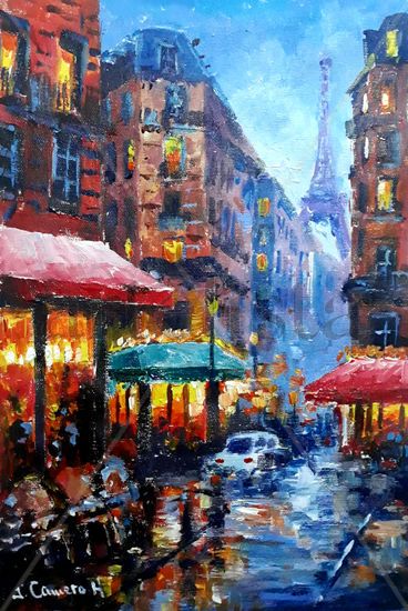 Paris. Acrilico sobre lienzo Acrylic Canvas Landscaping