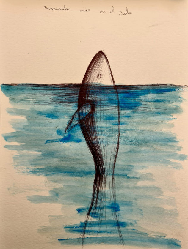 BUSCANDO AIRE.- 21x28cm.