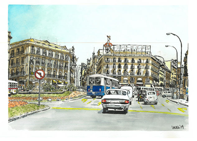 Puerta Del Sol Mixed Media