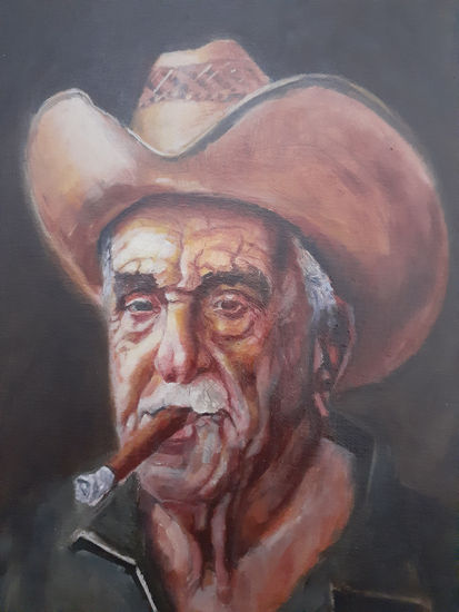 rico tabaco Óleo Lienzo Retrato