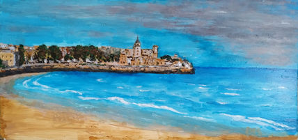 La bahia de Gijon y...