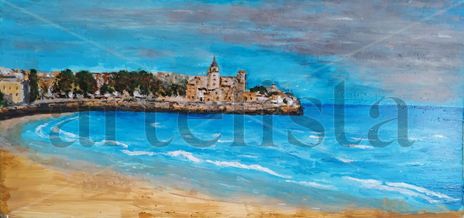 La bahia de Gijon y...
