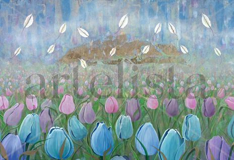 Tulipanes en la...