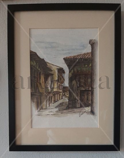 callejuela Pencil (coloured) Paper Landscaping