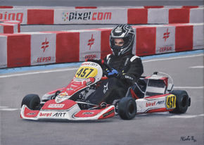 Piloto de karting