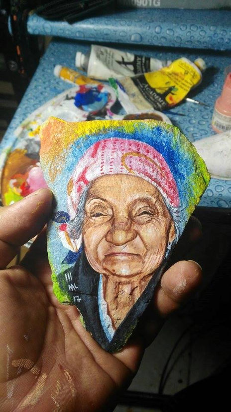 Retrato en piedra,...
