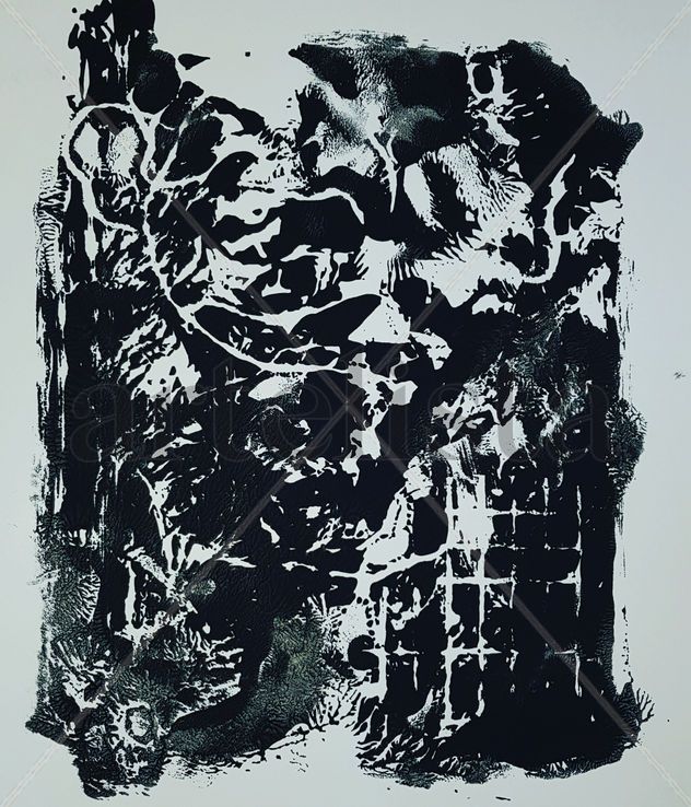 Abstraccion negra número 11