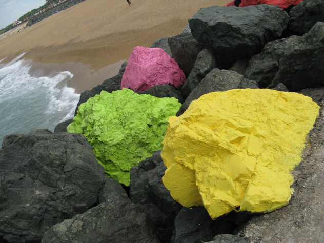 rocas  de color