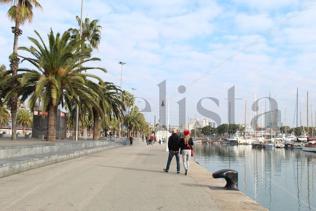 Paseando por el puerto de Barcelona Travel Color (Digital)