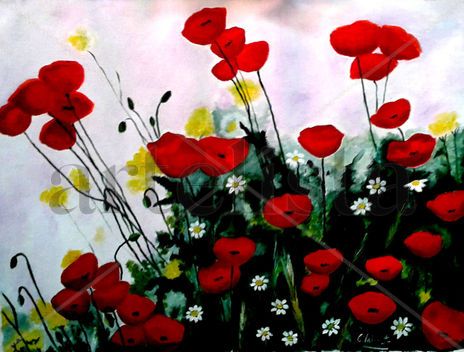 Amapolas obra de...