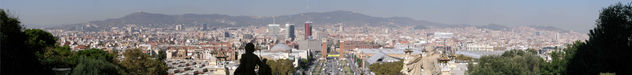 Panorámica de Barcelona.
