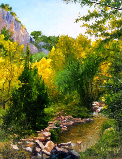 Paisaje del Alto Maestrazgo Oil Canvas Landscaping