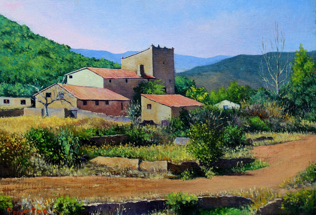 Masía Torre Guillermo Oil Canvas Landscaping