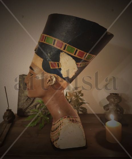 Busto de Nefertiti....