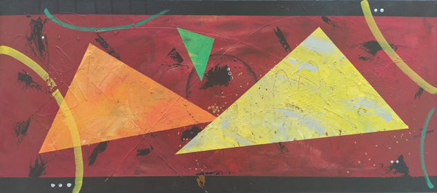 Triangulos Acrylic Canvas Others