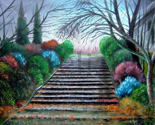 Escalera a la Cava del Tajo