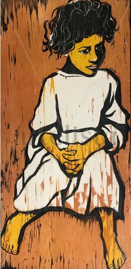 Moshe Gat Linocut