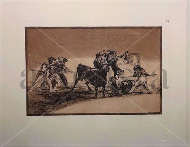 Serie Tauromaquia No 17 Etching Process