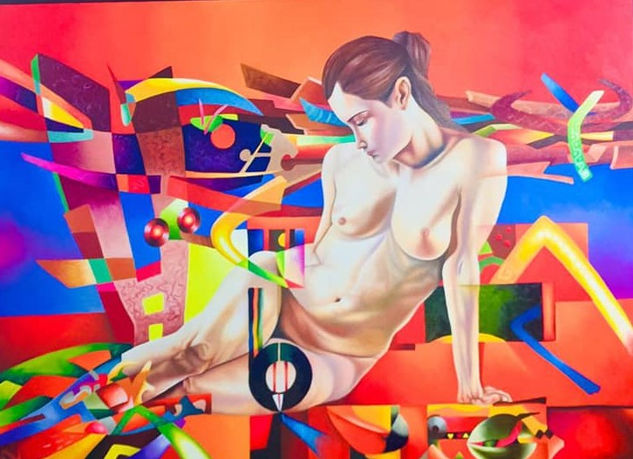 mujer hibrida Oil Canvas Nude Paintings