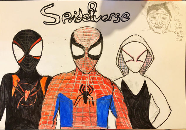 Spiderverse Mixed Media