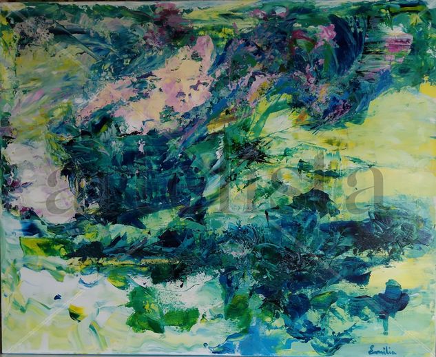 Abstracto1 Acrylic Canvas Landscaping