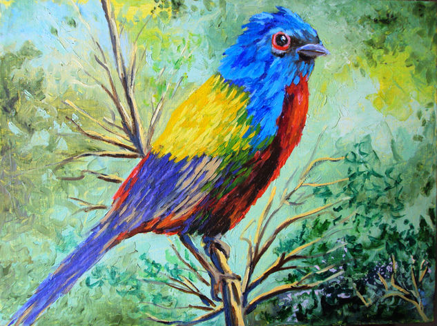 EL PÁJARO GUARANDON Oil Canvas Animals