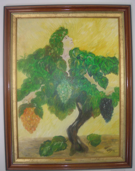 A Musa do Douro Oil Canvas Figure Painting