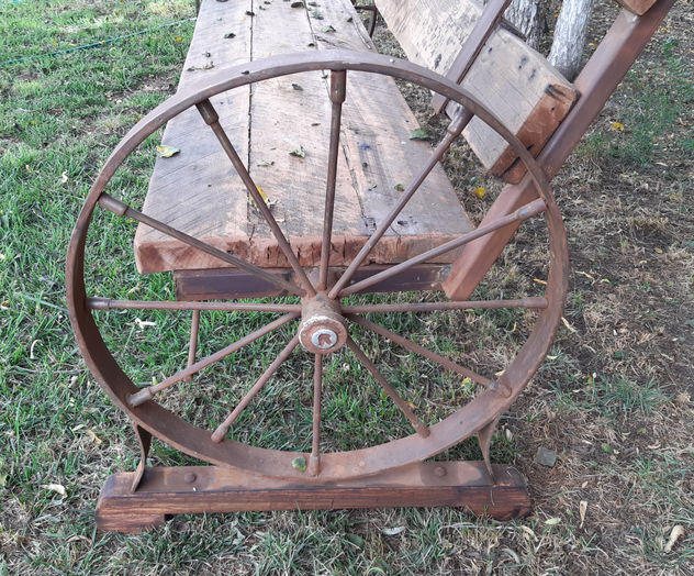 escaño rustico