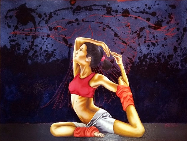 asana y martipescador
