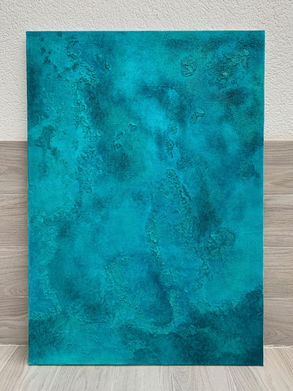 Mediterráneamente Acrylic Canvas Marine Painting