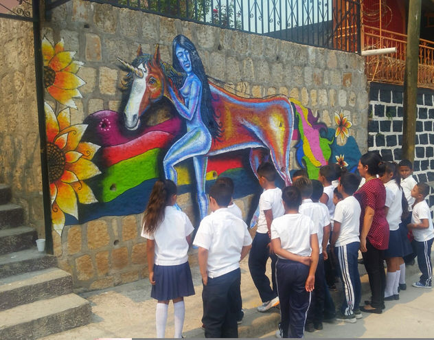 MURALISMO EN HONDURAS, CANTARRANAD F.M.