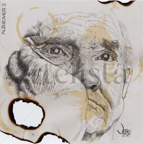 Alzheimer 2 Mixed Media