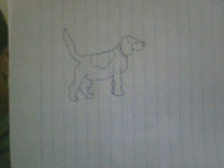 Perro dibujo