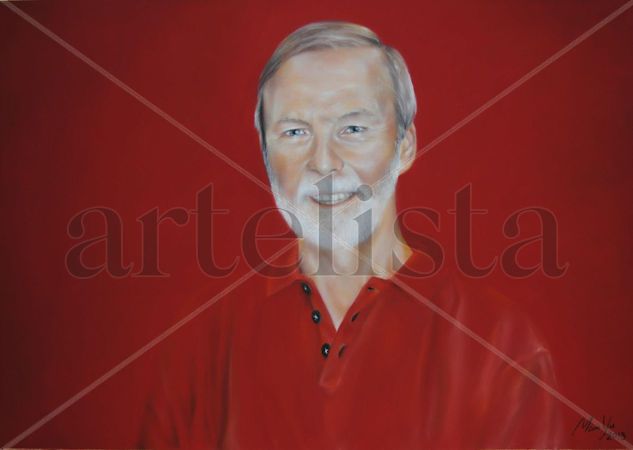 John Pastel Paper Portrait