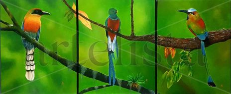 Colorful nature art