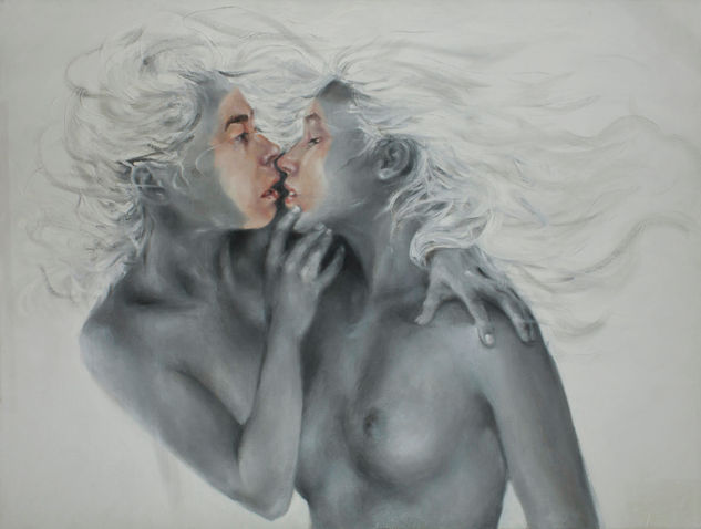 El beso Oil Canvas Nude Paintings