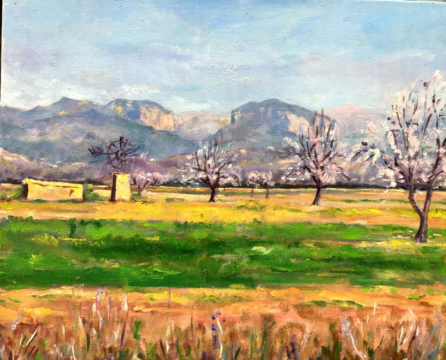 del Pla a la Tramuntana Oil Canvas Landscaping