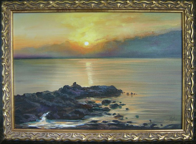 Atlantico Oil Canvas Marine Painting