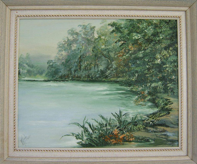 rivera inglesa Oil Canvas Landscaping